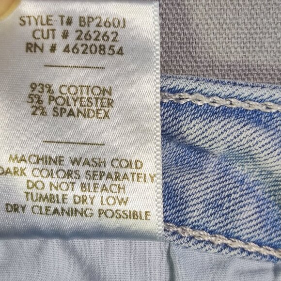 Just Black Denim jeans women's size 28 hard washed blue ankle skinny - Picture 7 of 13